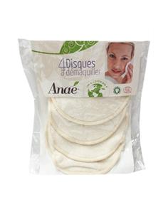 DISCOS ALGODON BIO 4uds