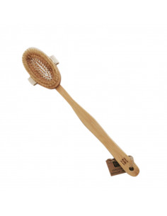 El Cepillo De Baño Espalda Bambú NaturaBIO Cosmetics llega a limpiar toda la espalda.