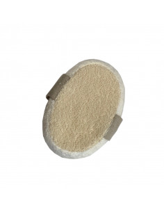 La Esponja De Baño Lino Y Algodón NaturaBIO Cosmetics ayuda a activar la circulación y deja la piel suave.
