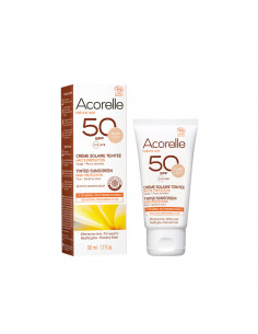 Crema Facial Color Light Spf50 Acorelle, protección solar ideal para piel sensible.