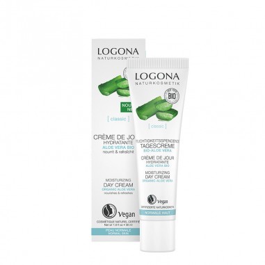 Crema de dia hidratant aloe vera Logona