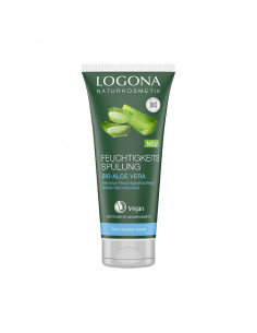 Acondicionador Hidratante Aloe Vera Bio Logona, protege el cabello de la deshidratación gracias al aloe vera Bio.