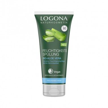 Acondicionador Hidratante Aloe Vera Bio Logona, protege el cabello de la deshidratación gracias al aloe vera Bio.