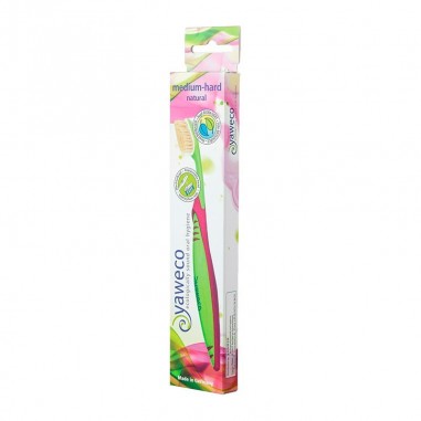 Cepillo de dientes de nylon medio duro cabezal reemplazable Yaweco