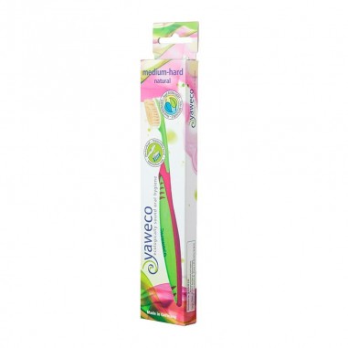 Cepillo de dientes de nylon medio duro cabezal reemplazable Yaweco