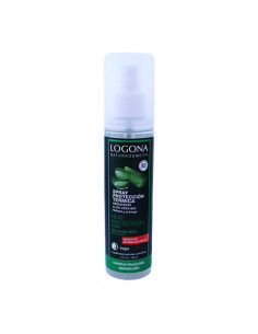 Spray Hidratante Protección Térmica Logona, repara el cabello de los daños causados por secadores o planchas.