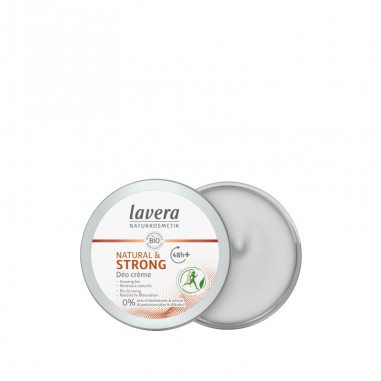 Desodorante Crema 48h+ Strong & Natural lavera