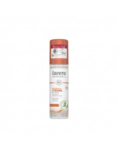 Desodorante Spray 48h+ Strong & Natural lavera, acción efectiva incluso durante actividades físicas.