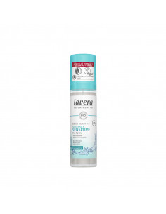 Desodorante Spray 48h Basis Sensitiv lavera, protección efectiva durante 48h.
