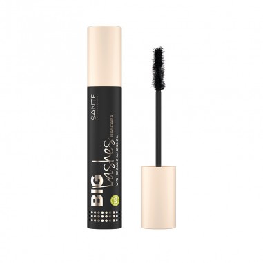 La Máscara Pestañas Big Lashes 01 Black Sante utiliza una fórmula especial que le da volumen a tus pestañas