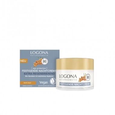 Crema noche reafirmante  extra regeneradora age protection Logona