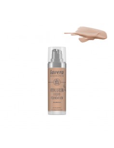 Maquillaje fluido hyaluron 04 cool honey lavera