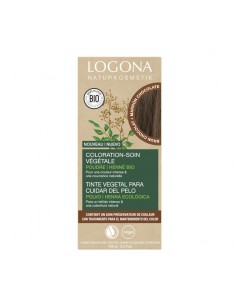 Caja del Colorante vegetal marrón chocolate Logona