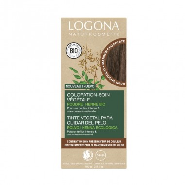 Colorante vegetal marrón chocolate Logona