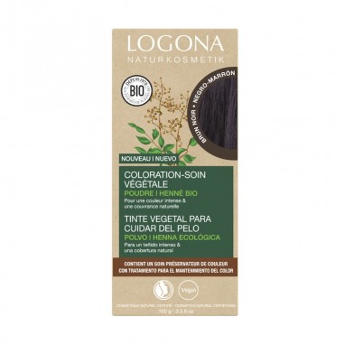 Colorante vegetal negro marrón Logona