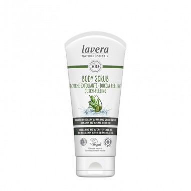 Exfoliante corporal natural romero y café verde Bio lavera