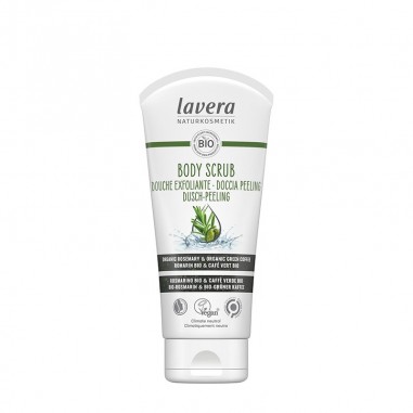 Exfoliante corporal natural romero y café verde Bio lavera