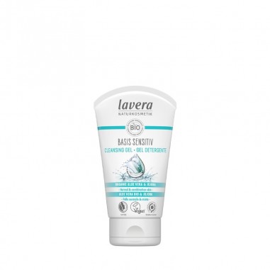 Gel limpiador basis sensitive aloe y jojoba lavera