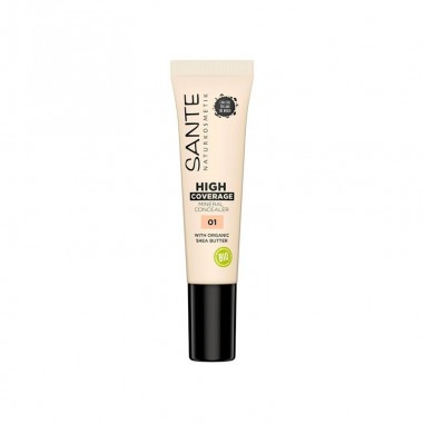 Corrector maquillaje mineral alta cobertura 01 Neutral Ivory Sante