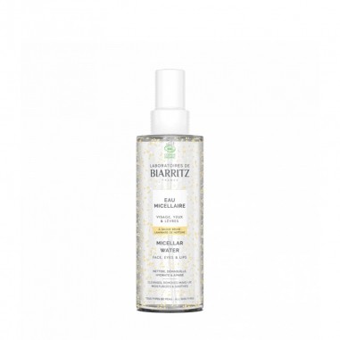 Agua micelar natural cara ojos y labios Laboratoires de Biarritz