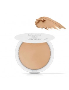 Maquillaje natural en crema polvo 02 Tanned lavera
