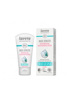 Crema día nutritiva basis sensitiv piel seca lavera