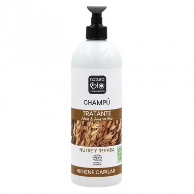 Champú natural Tratante aloe vera y avena NaturaBIO Cosmetics