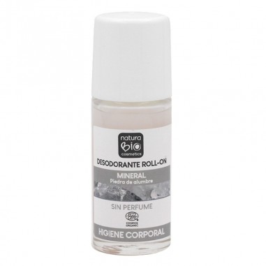 Desodorante Roll-On Mineral Sin Perfume Naturabio Cosmetics