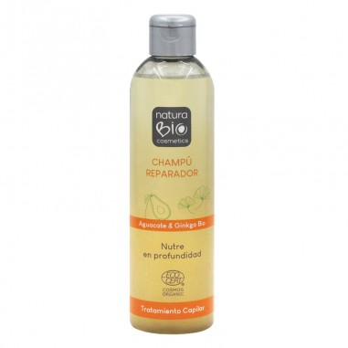 Champú natural Reparador aguacate y ginkgo Bio NaturaBIO Cosmetics