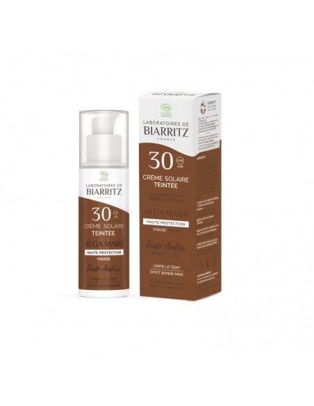 Protección solar facial color Amber SPF 30 Laboratoires de Biarritz