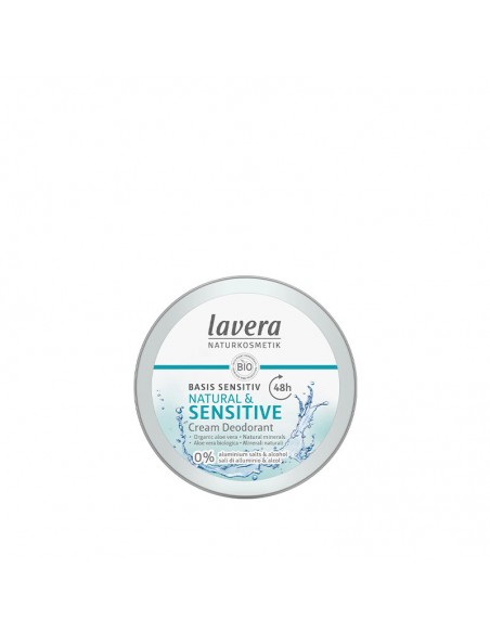 Desodorant natural en crema 48 h Basis Sensitiv lavera