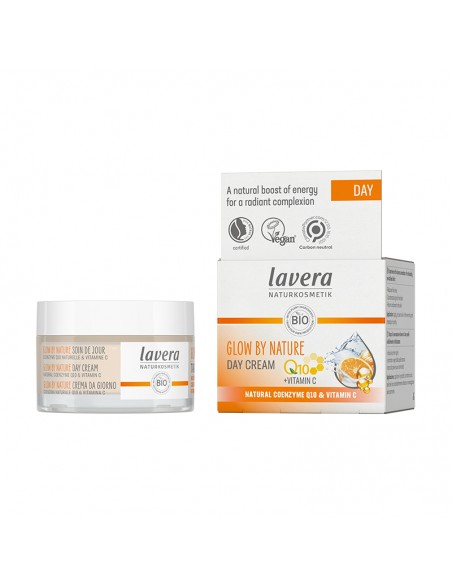 Crema hidratant de dia Glow by Nature lavera