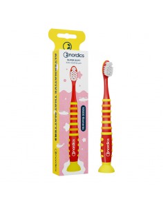 Cepillo dental niños 10.500 cohete rojo Nordics