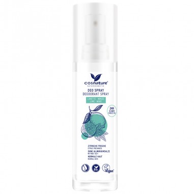 Desodorante natural spray menta y lima Bio Cosnature