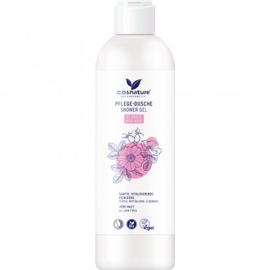 Gel de ducha natural hidratante rosa salvaje Bio Cosnature