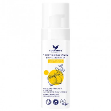 Espuma limpiadora 3en1 melisa & limón Bio Cosnature