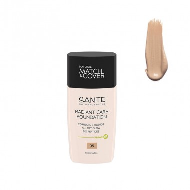 Maquillaje fluido radiant care 05 neutral beige Sante