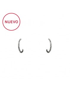 Pendientes aros plata...