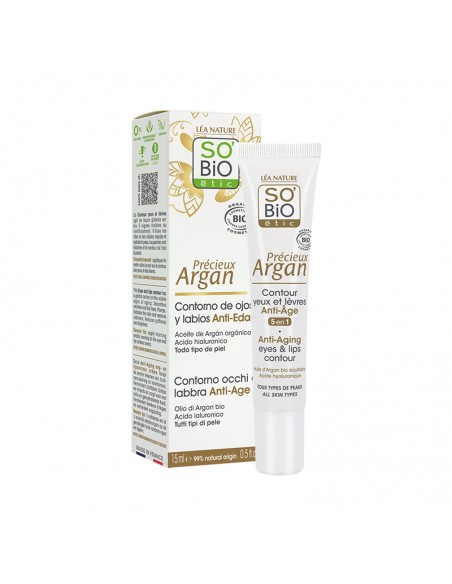 Contorn d’ulls i llavis antiedat àcid hialurònic & argània Bio SO’BiO