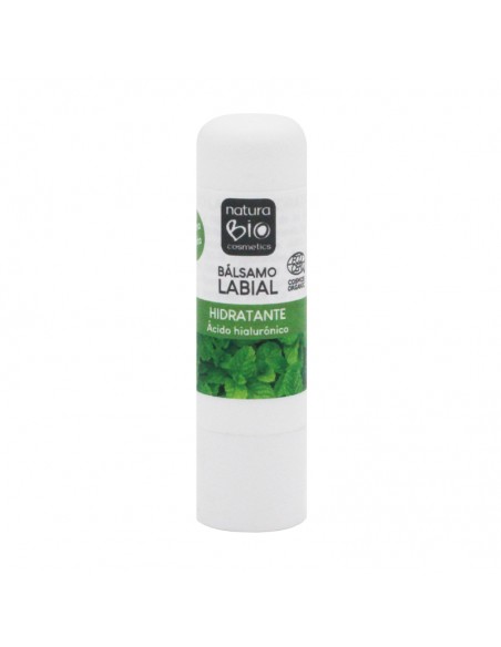 Bálsamo labial hidratante menta hialurónico NaturaBIO Cosmetics