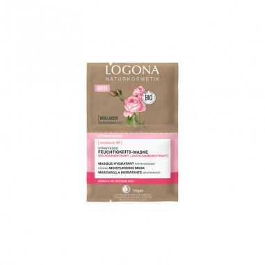 Mascarilla intensiva hidratante Rosas Bio & semillas de manzana Logona