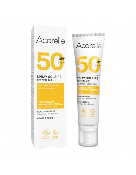 Protector solar en spray SPF50 100ml Acorelle