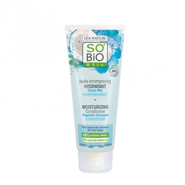 Acondicionador hidratante coco & ácido hialurónico SO’BiO