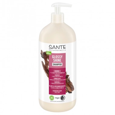 Champú natural brillo radiante abedul 950ml Sante