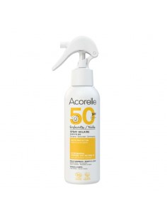 Protector solar en spray para niños SPF50 Acorelle Cuidado natural