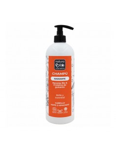 Champú Radiante para cabello apagado. Sin siliconas. Disponible en NaturaBIO Cosmetics, tienda online de cosmética natural.