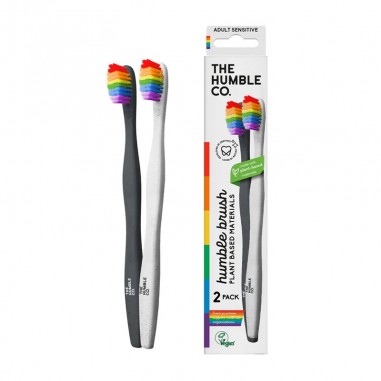 Cepillo dientes plant based pack 2und proud arcoiris extra suave