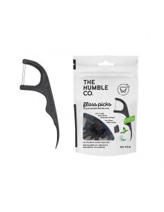 Hilo dental con mango menta...