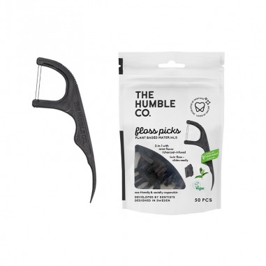 Hilo dental con mango menta doble hilo 50 und The Humble co.