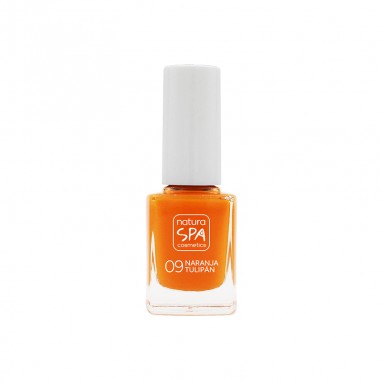 Esmalte uñas 09 naranja tulipán NaturaSPA Cosmetics